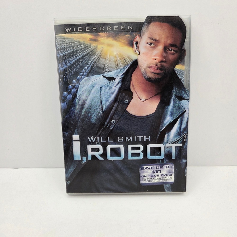 I Robot DVD Will Smith Sci-Fi Action Movie Widescreen Vintage 2004 20th Century
